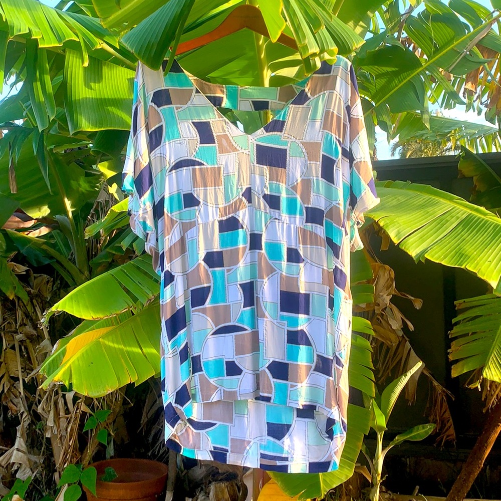 Trina Turk open back coverup